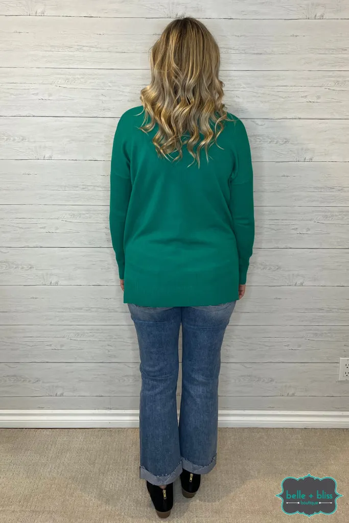 Evelyn Sweater - Kelly Green