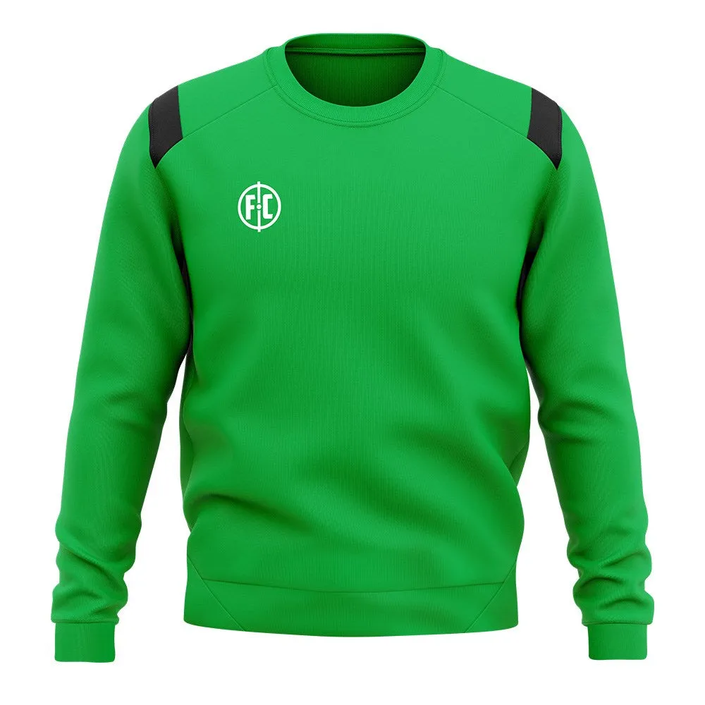 FC Contrast Sweatshirt - Green/Black