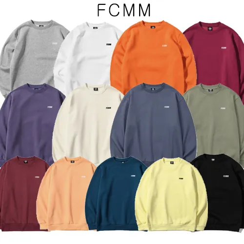 FCMM Unisex Street Style Long Sleeves Logo Hoodies and Sweatshirts