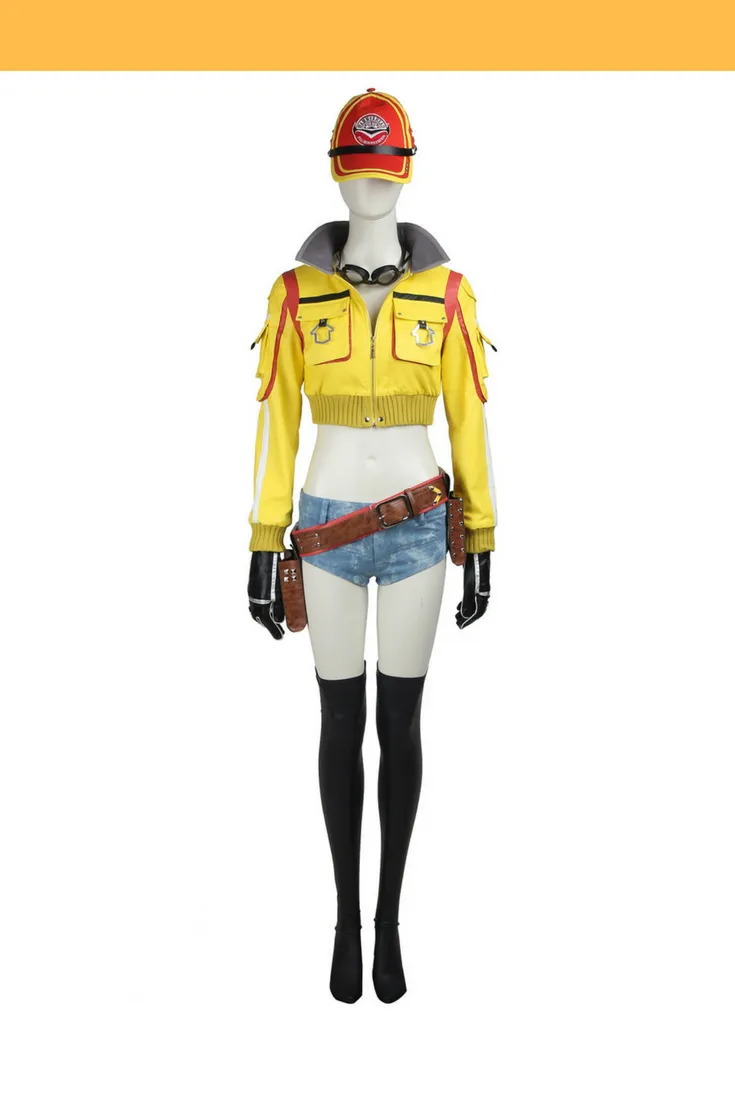 Final Fantasy XV Cindy Aurum Cosplay Costume - Option A