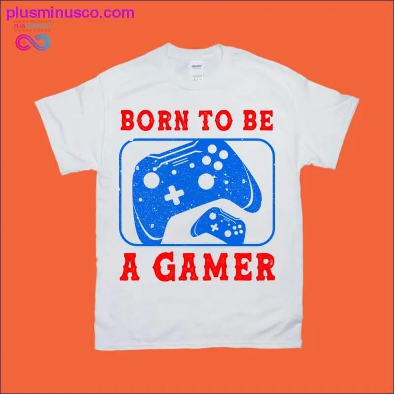 Gamer White T-Shirts - Designed for Gaming Enthusiasts.