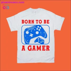 Gamer White T-Shirts - Designed for Gaming Enthusiasts.