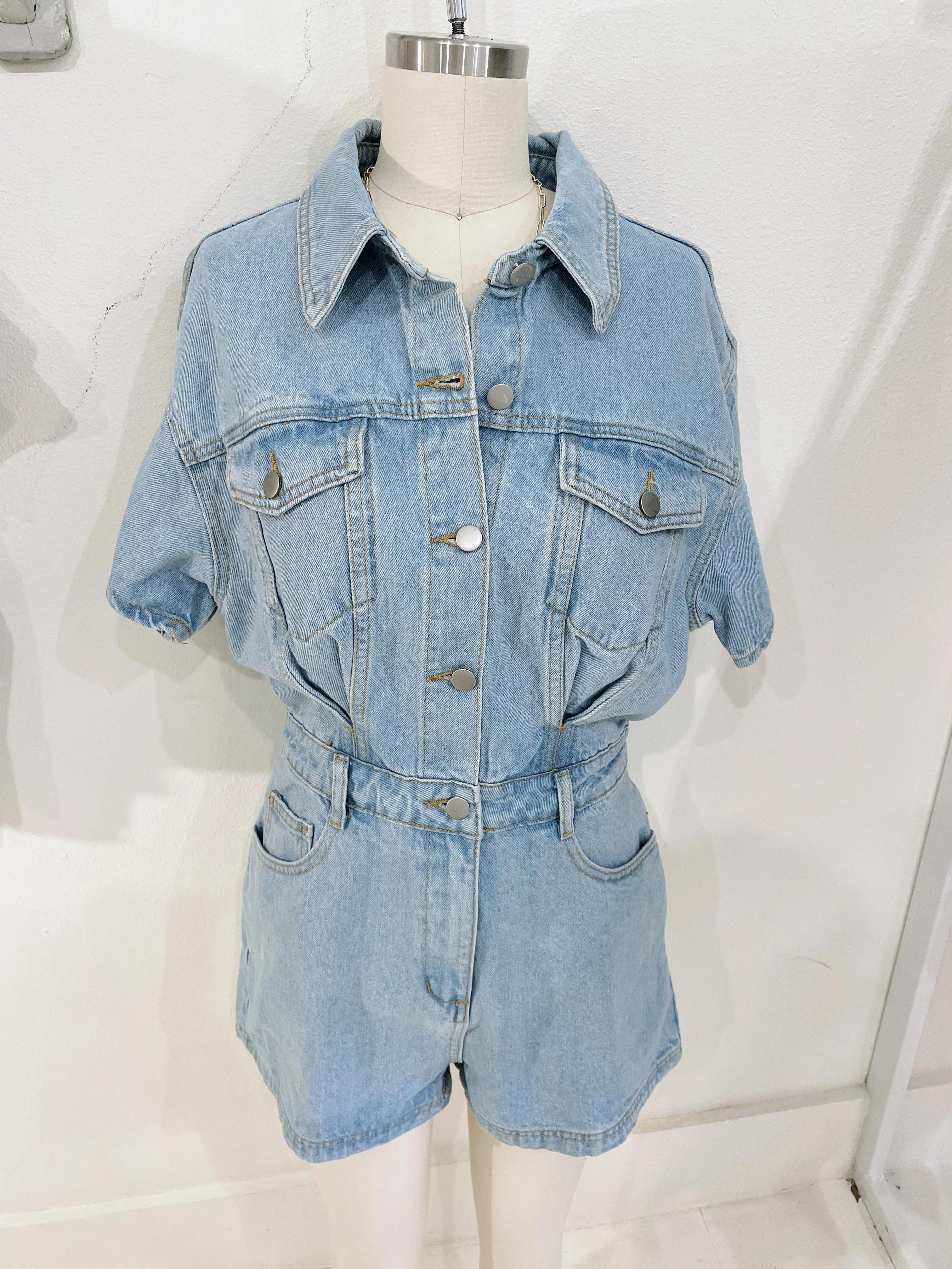 Gemma Denim Jumpsuit