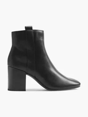 Graceland  Black Heeled Ankle Boots