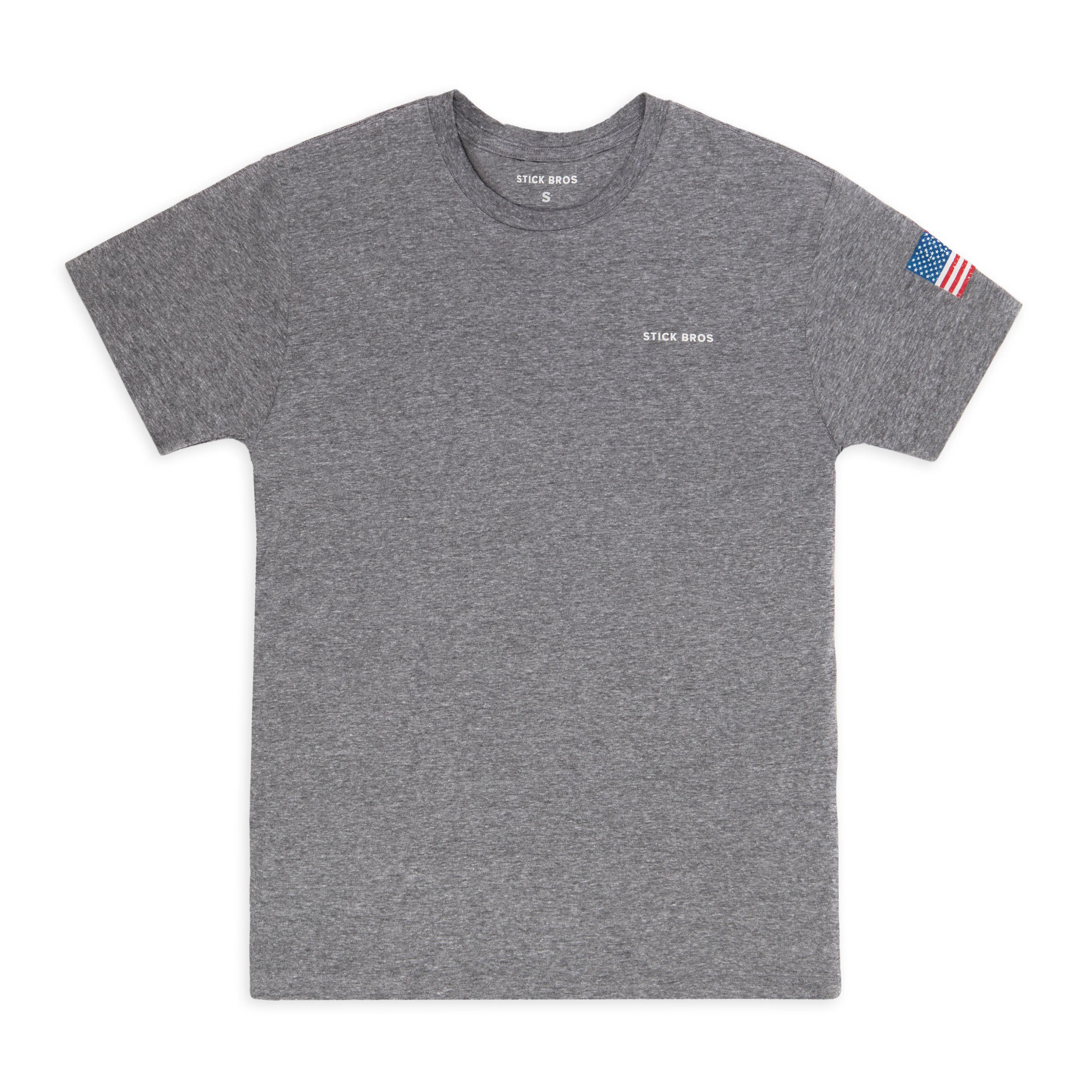 Grey Tee - Stick Bros USA