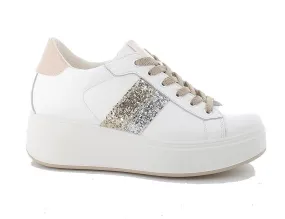 IGI&CO women's white Nappa Soft sneakers 3658011