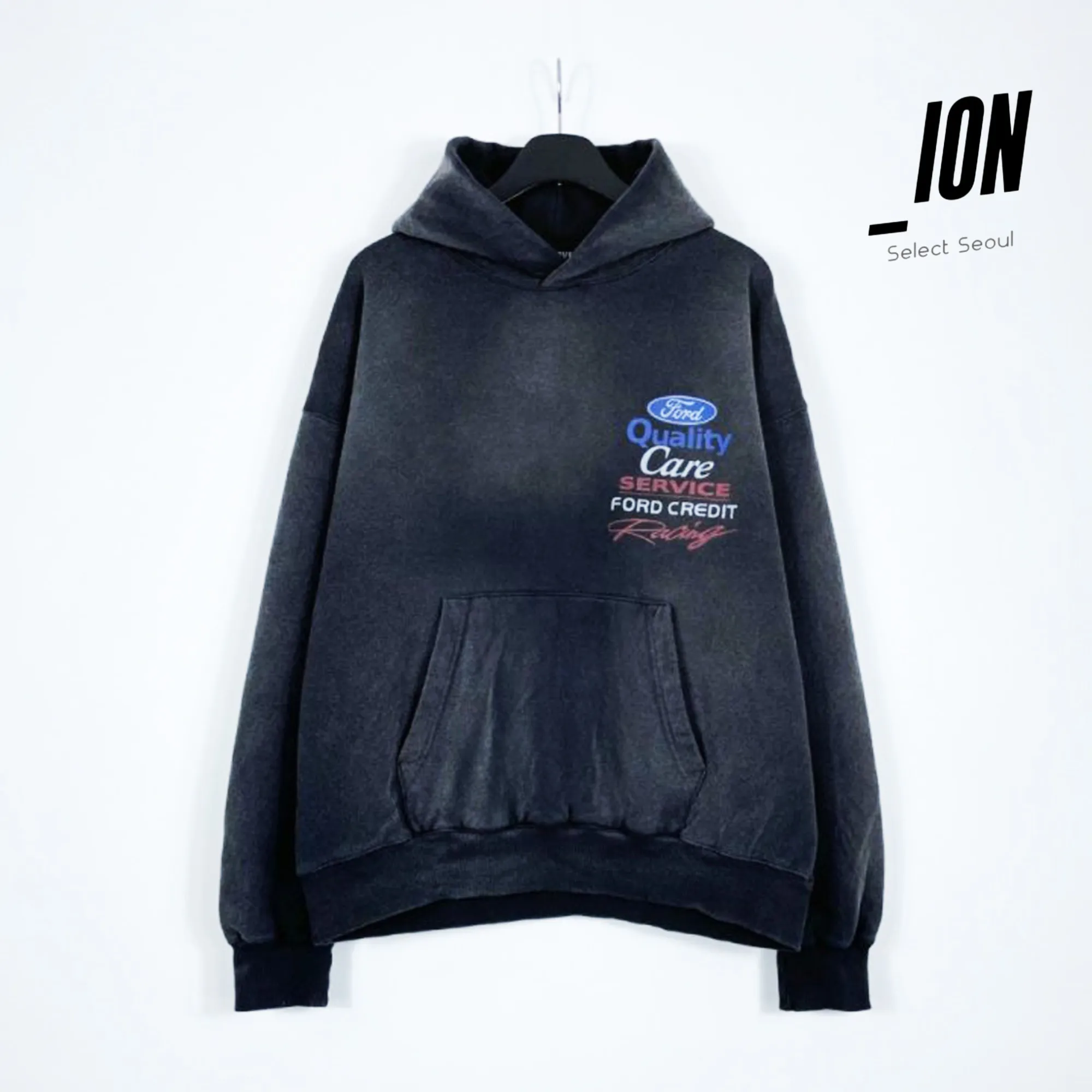 IONSEOUL | Unisex Street Style Cotton Oversized Logo Hoodies - Best Prices | Shop Now!