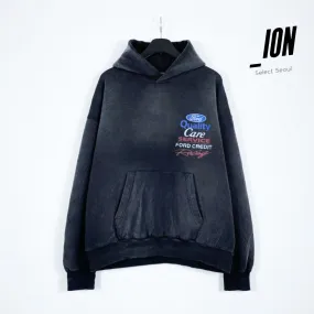 IONSEOUL | Unisex Street Style Cotton Oversized Logo Hoodies - Best Prices | Shop Now!