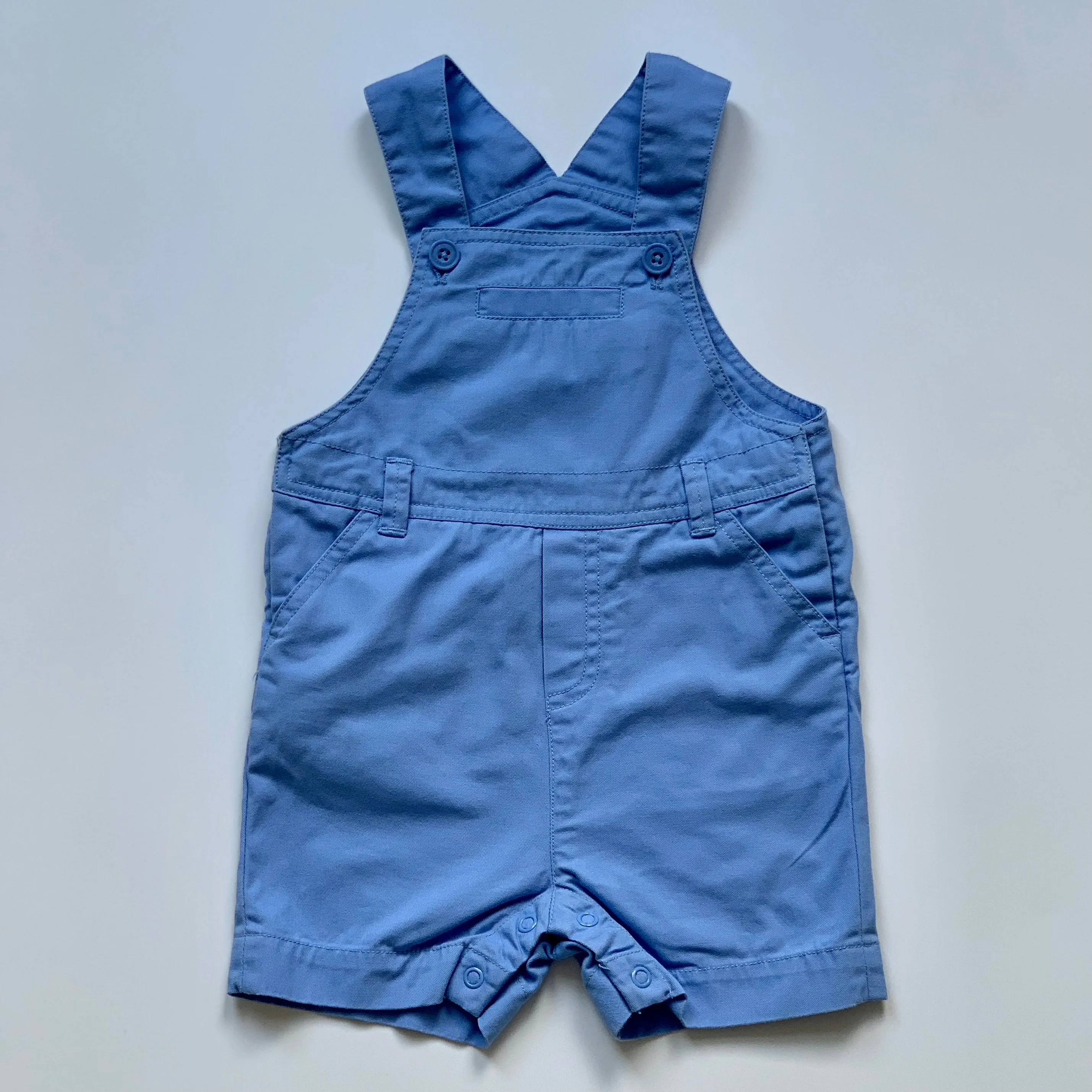 Jacadi Blue Short Overalls 12 Months