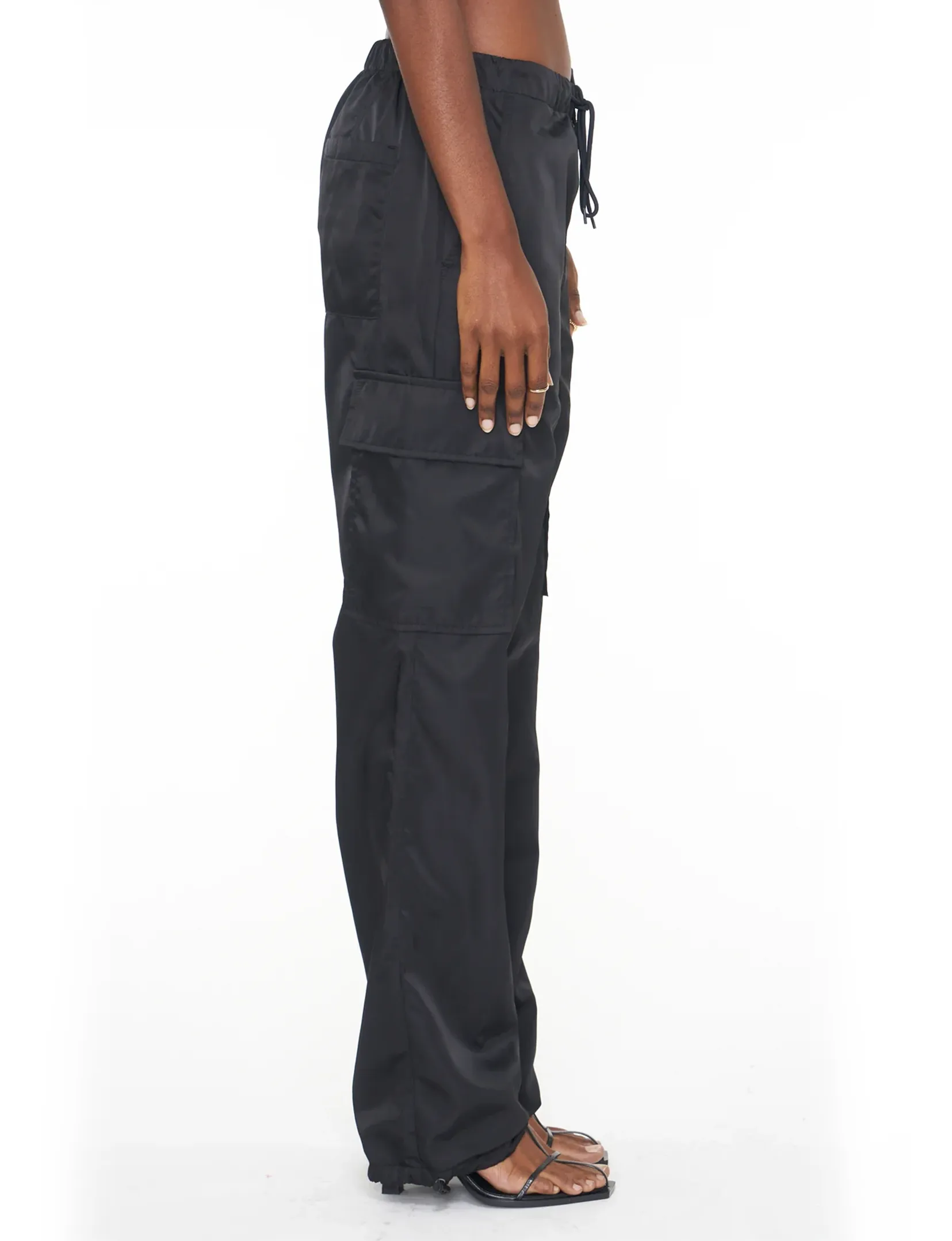 Jade Black Cargo Trousers - Lightweight and Versatile