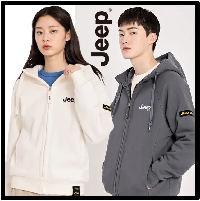 Jeep - Unisex Street Style Logo Hoodies