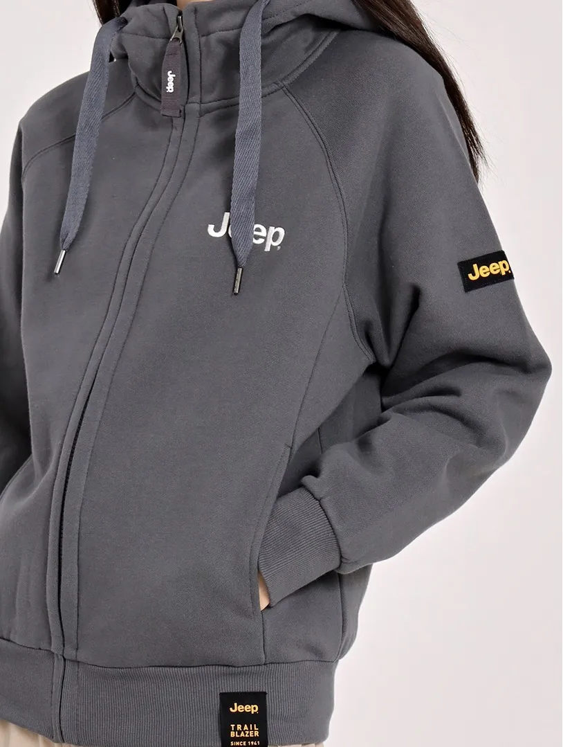 Jeep - Unisex Street Style Logo Hoodies