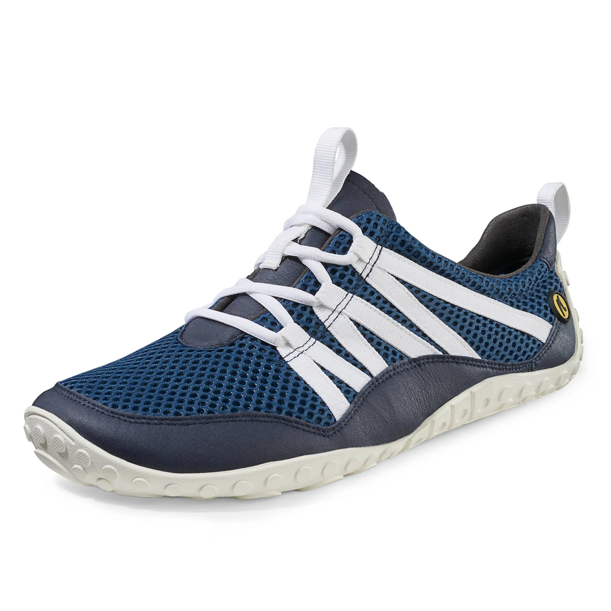 Joe Nimble Mens Blue White Shoes