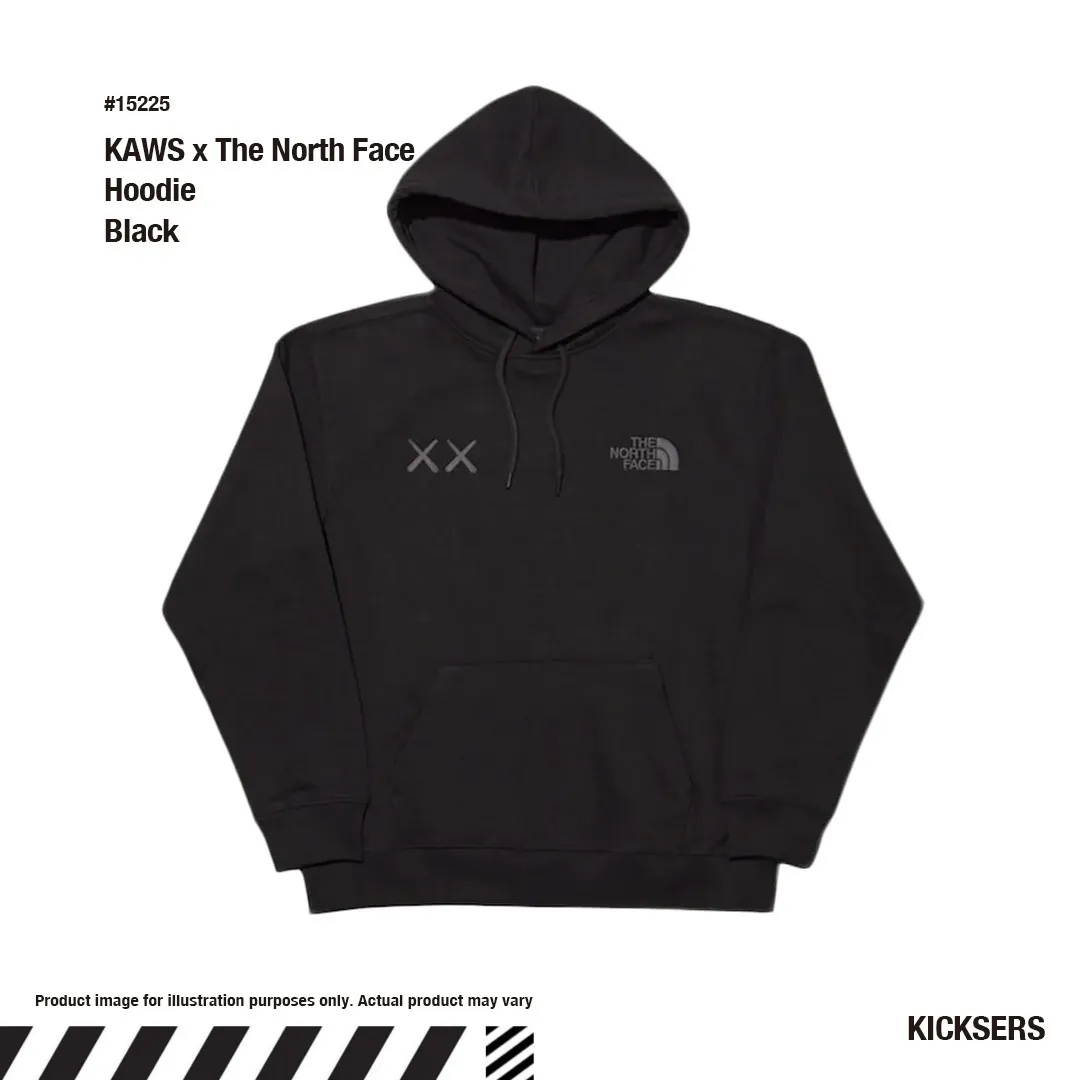 KAWS unisex street style collaboration logo hoodies.