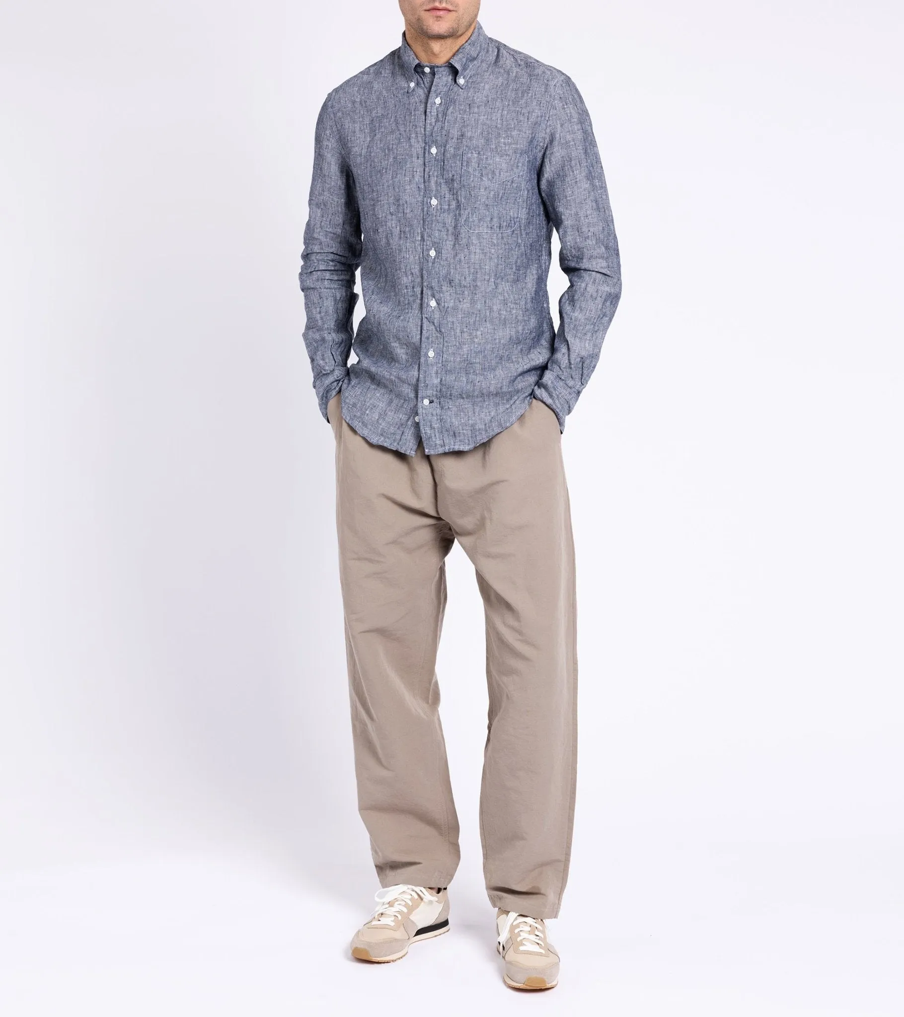 Kind Guise Cotton Linen Banasa Pants Stone