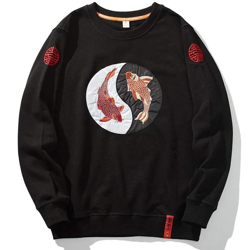 Koi Sweatshirt - Double Design