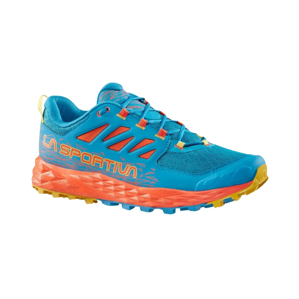 La Sportiva Lycan II Blue Orange Running Shoes.