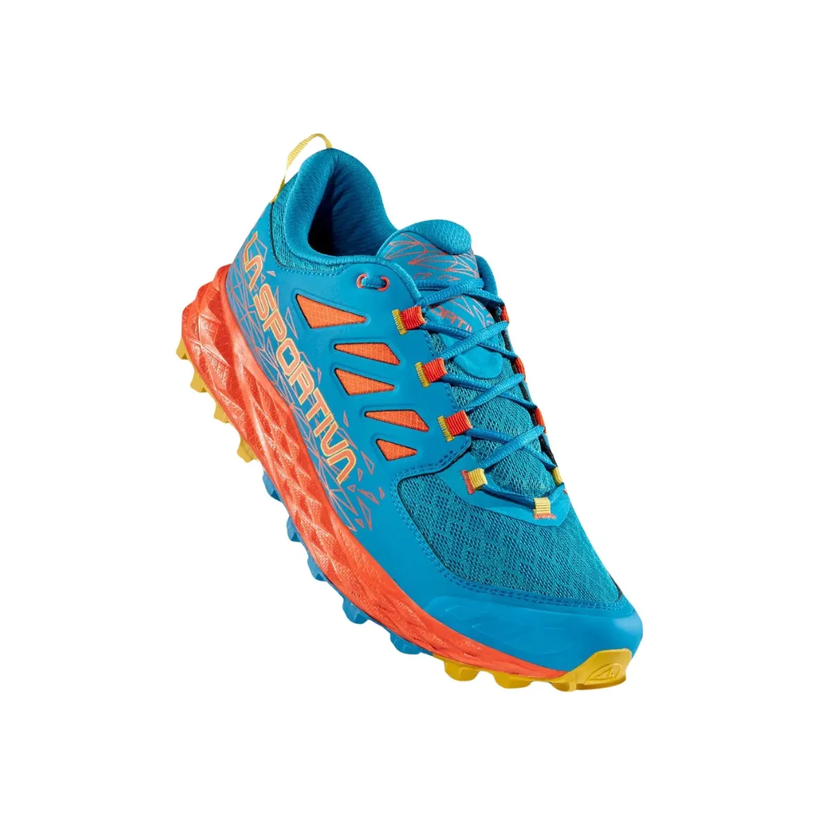 La Sportiva Lycan II Blue Orange Running Shoes.