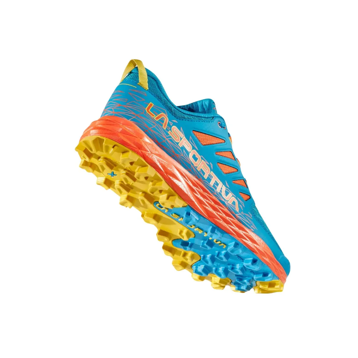 La Sportiva Lycan II Blue Orange Running Shoes.