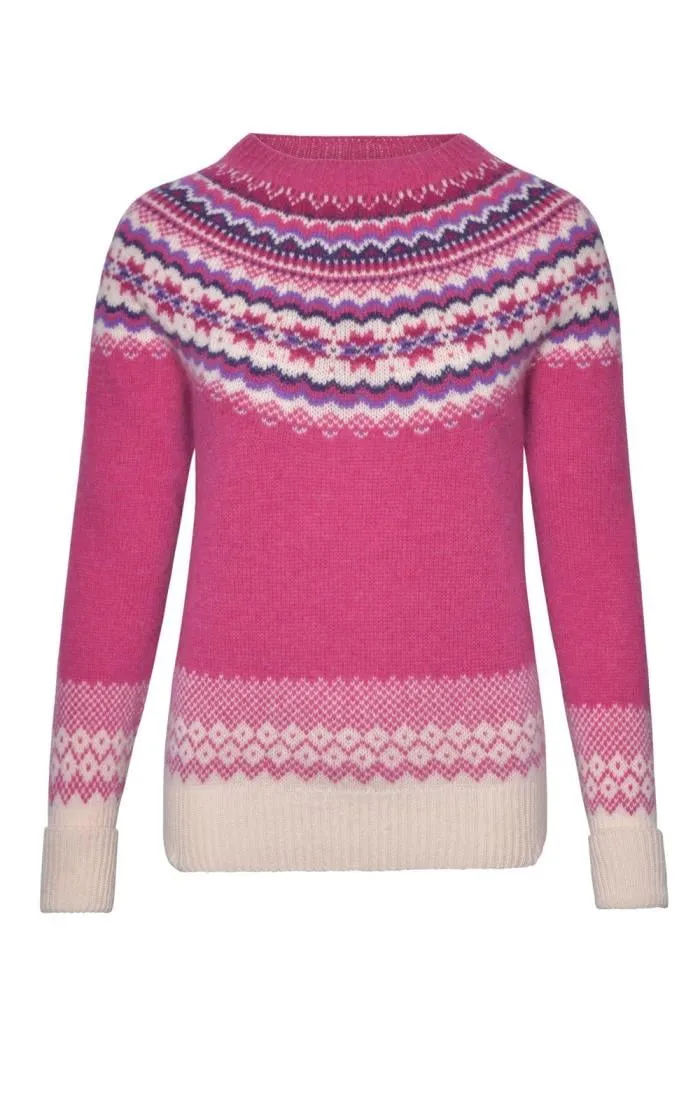 Ladies Fairisle Turtle Neck Sweater