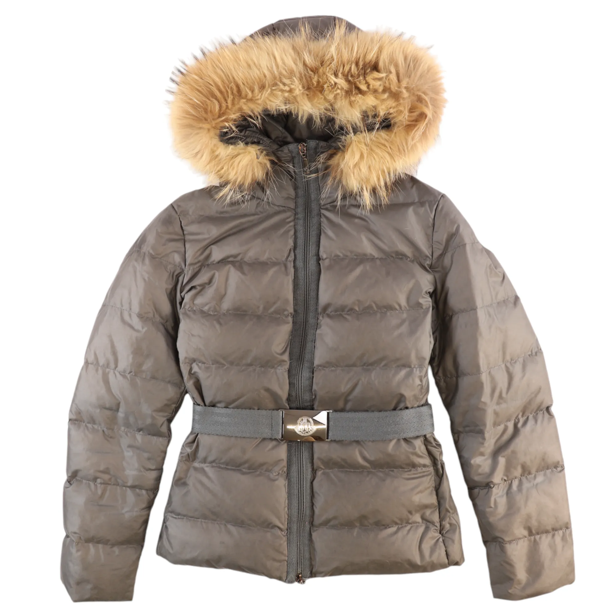 Ladies Gray Down Jacket - Size 3 (UK 14)