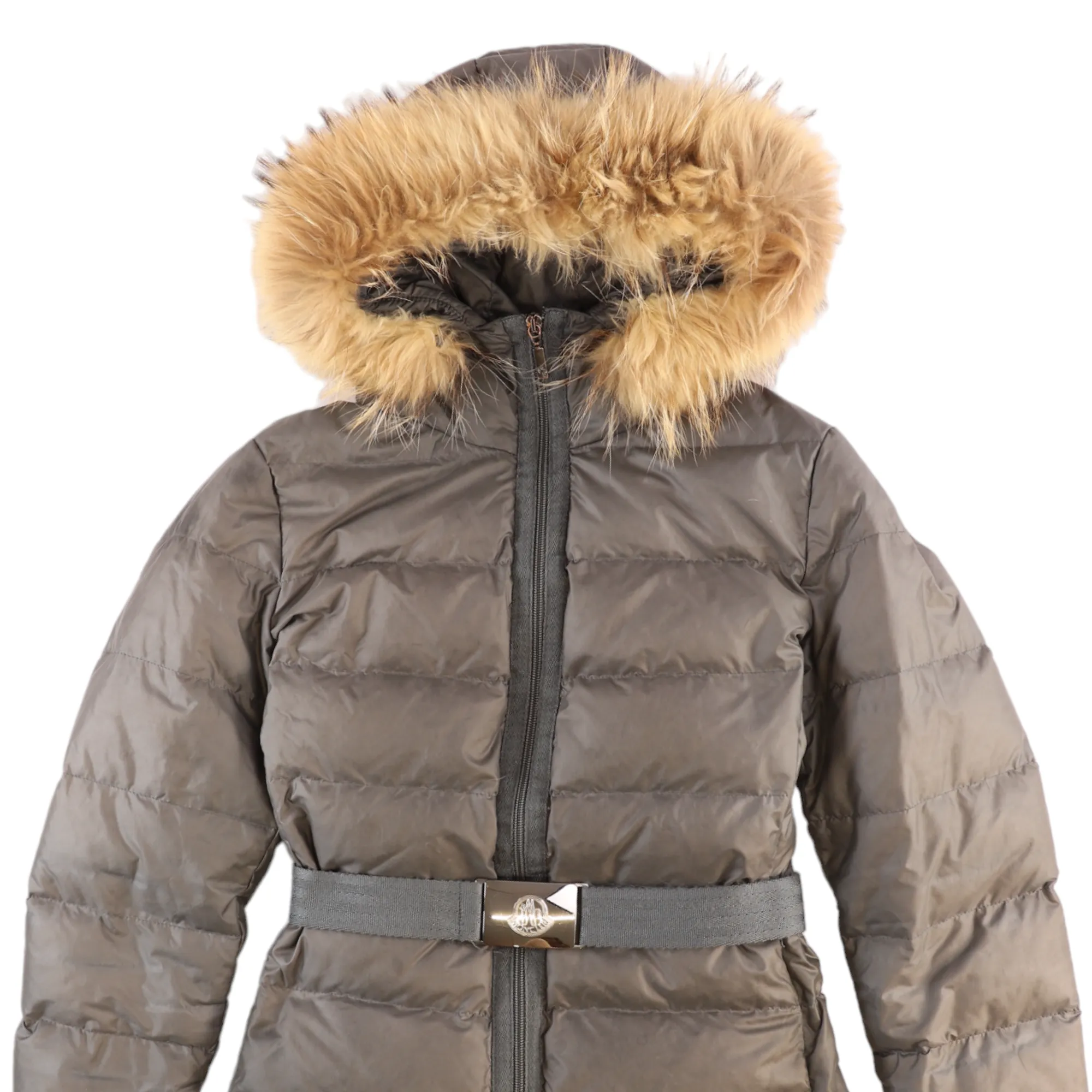 Ladies Gray Down Jacket - Size 3 (UK 14)