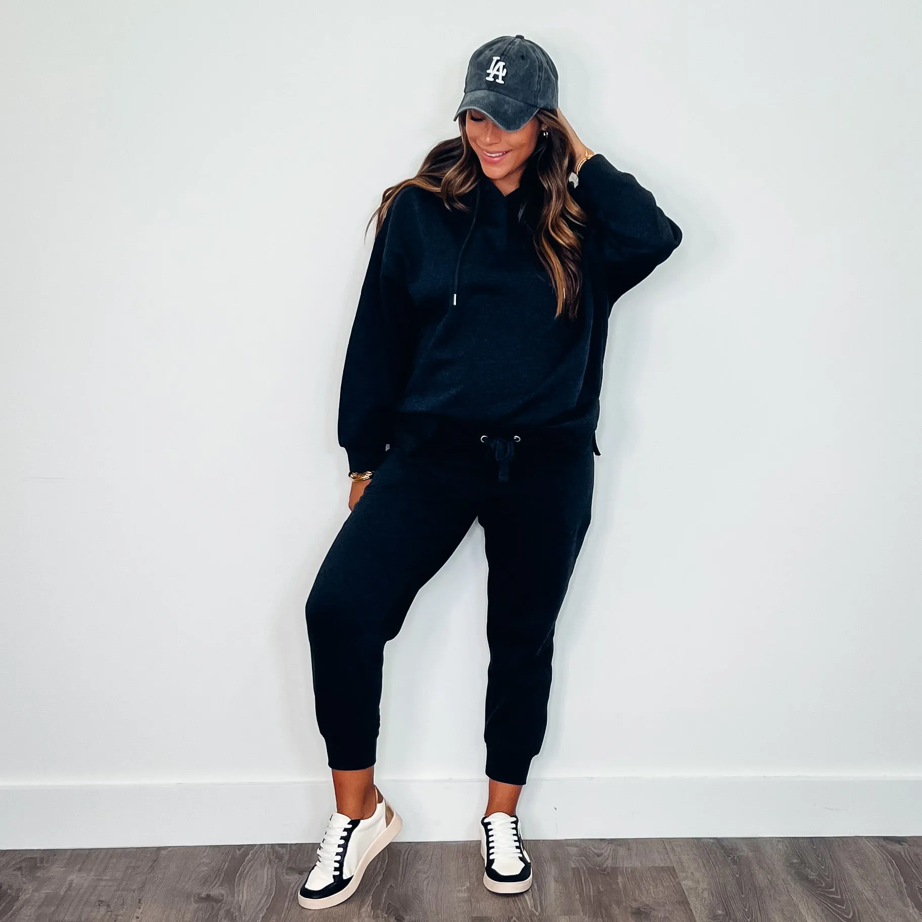 Layla Joggers - Washed Black | Shop Now