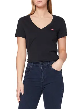 Levi's Perfect V-neck T-shirt for women in black - 85341