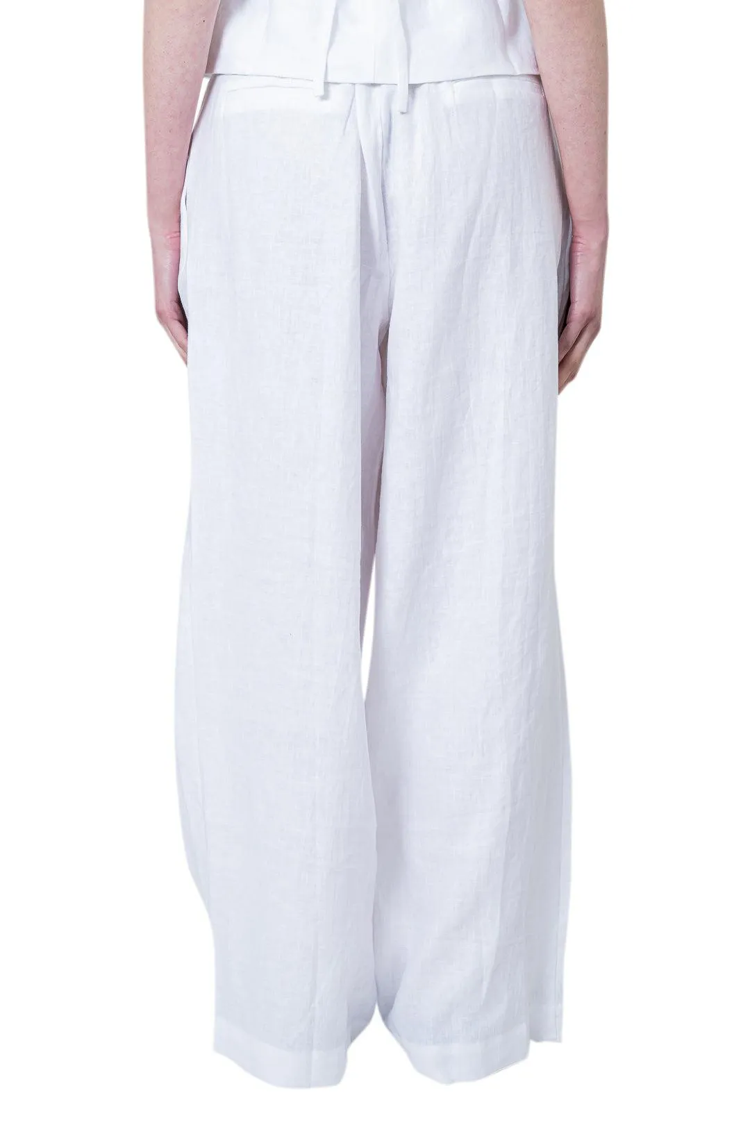 Linen Palazzo Trousers