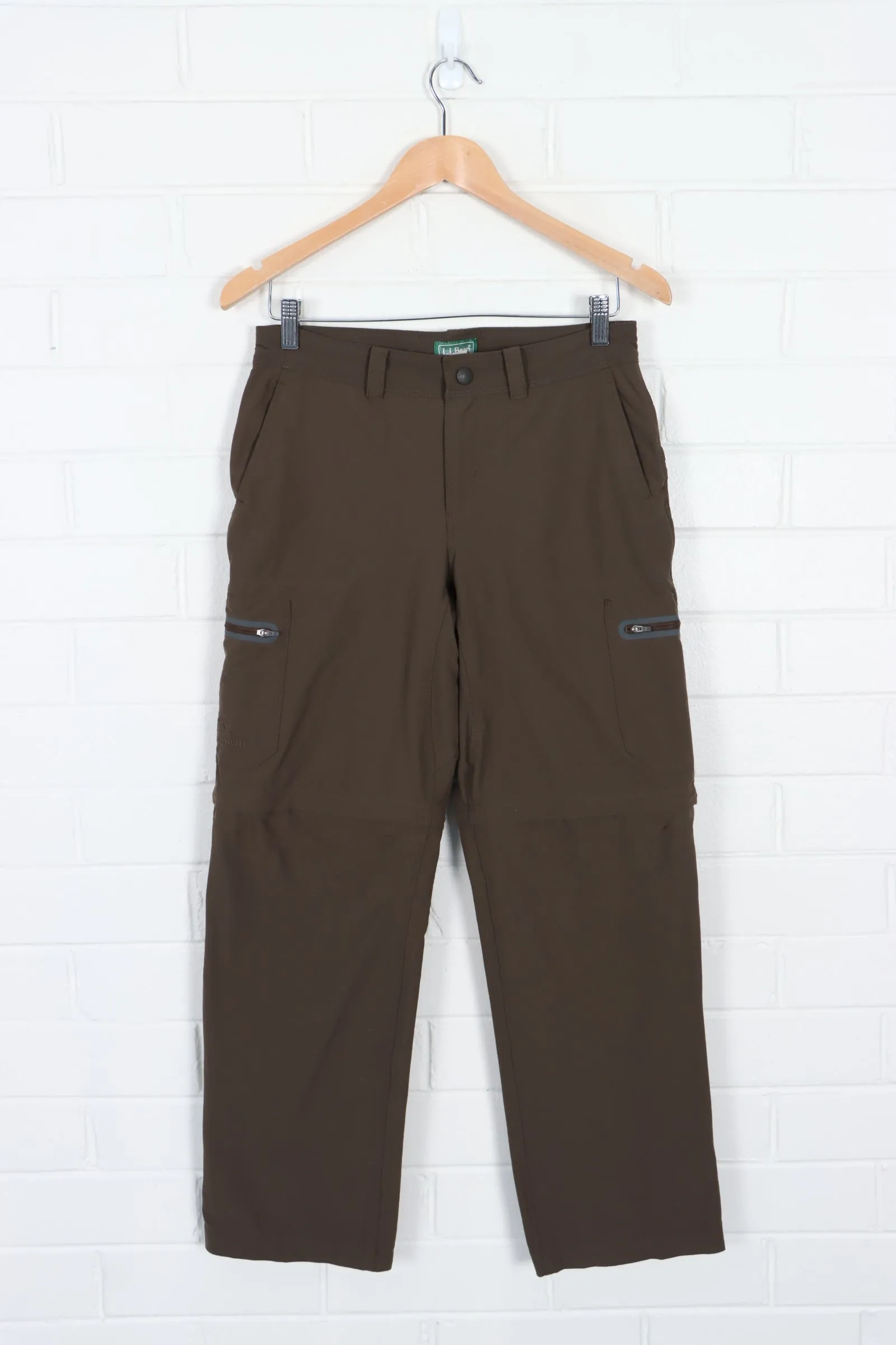 L.L. BEAN Khaki Cargo Pants - 30 x 30 - Zip Off Option