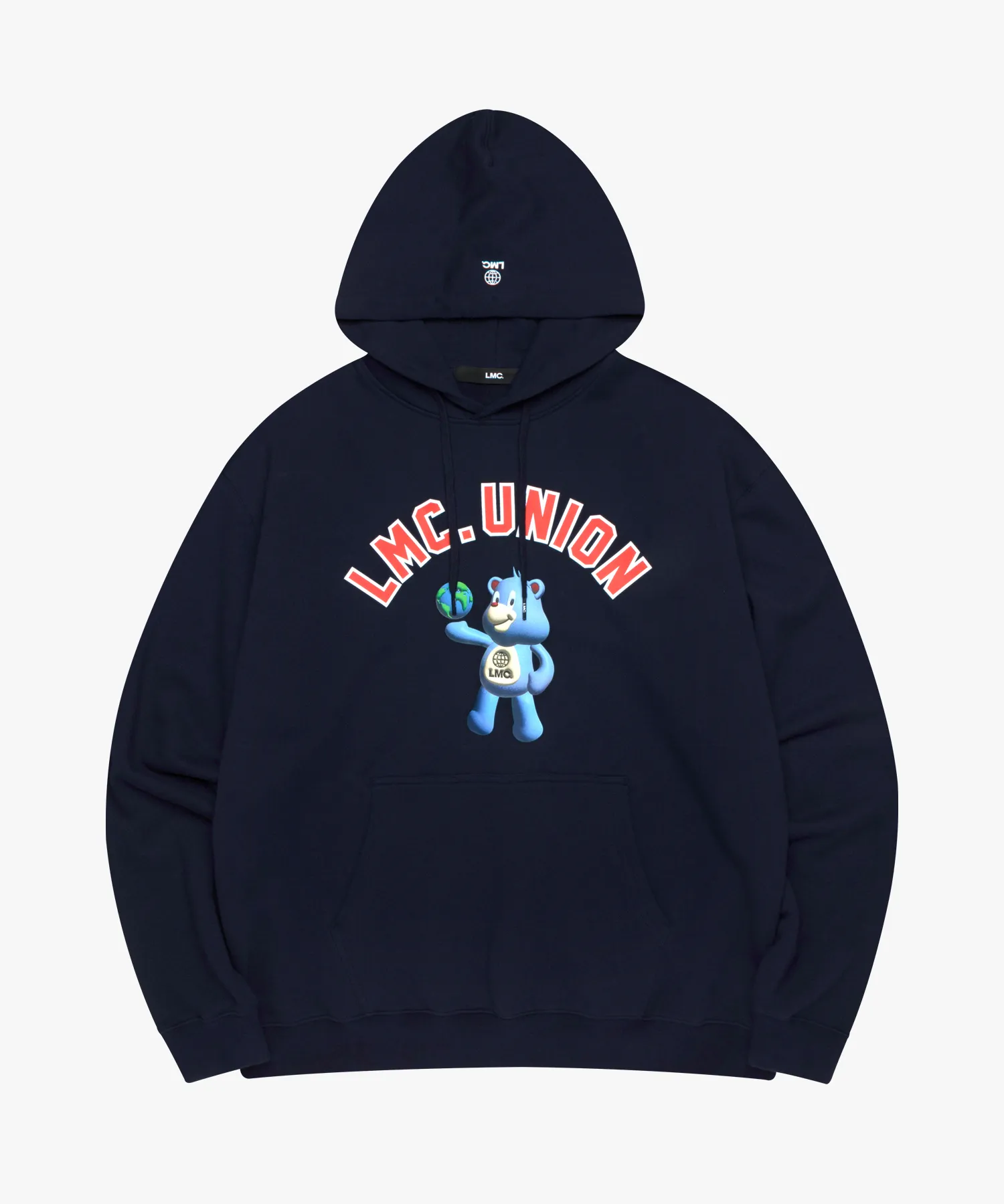 LMC | Long Sleeve Plain Logo Hoodies - Unisex Street Style Cotton