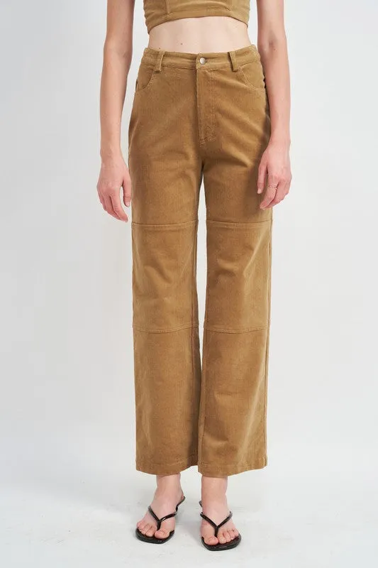 Loose Fit Corduroy Trousers