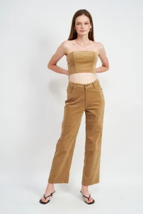 Loose Fit Corduroy Trousers