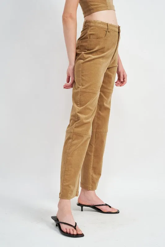 Loose Fit Corduroy Trousers