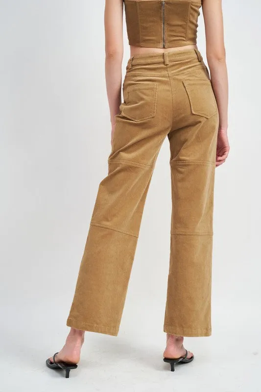 Loose Fit Corduroy Trousers