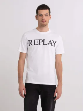 M6475 22980P White Tee - Replay