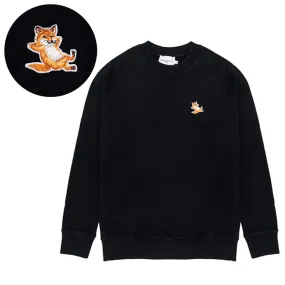 Maison Kitsune - Unisex U-Neck Long Sleeve Logo Hoodies & Sweatshirts