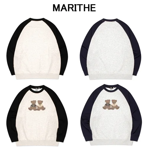 Marithe Francois Girbaud unisex street style collaboration logo hoodies and sweatshirts