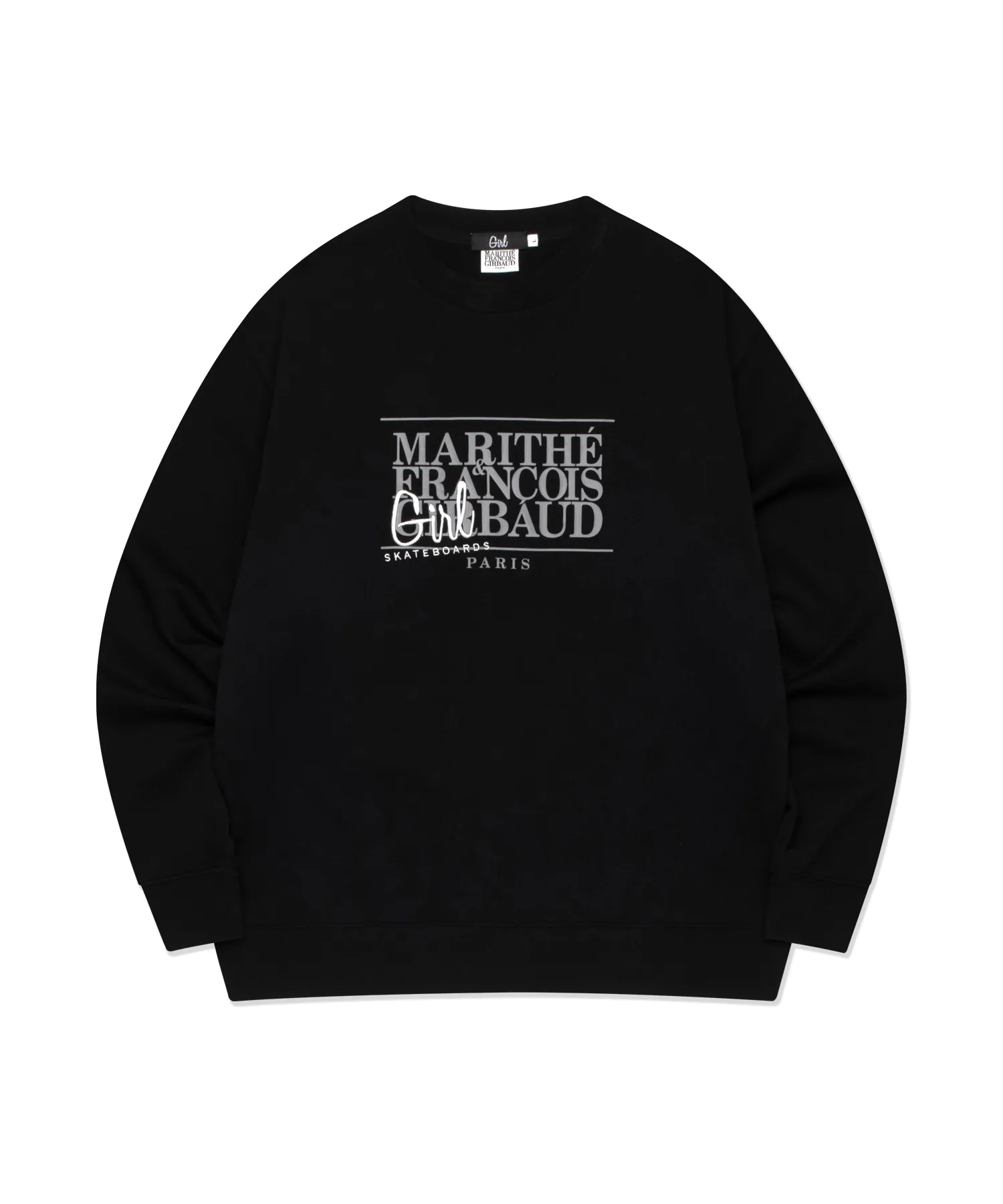 Marithe Francois Girbaud unisex sweat street style collaboration long sleeves logo