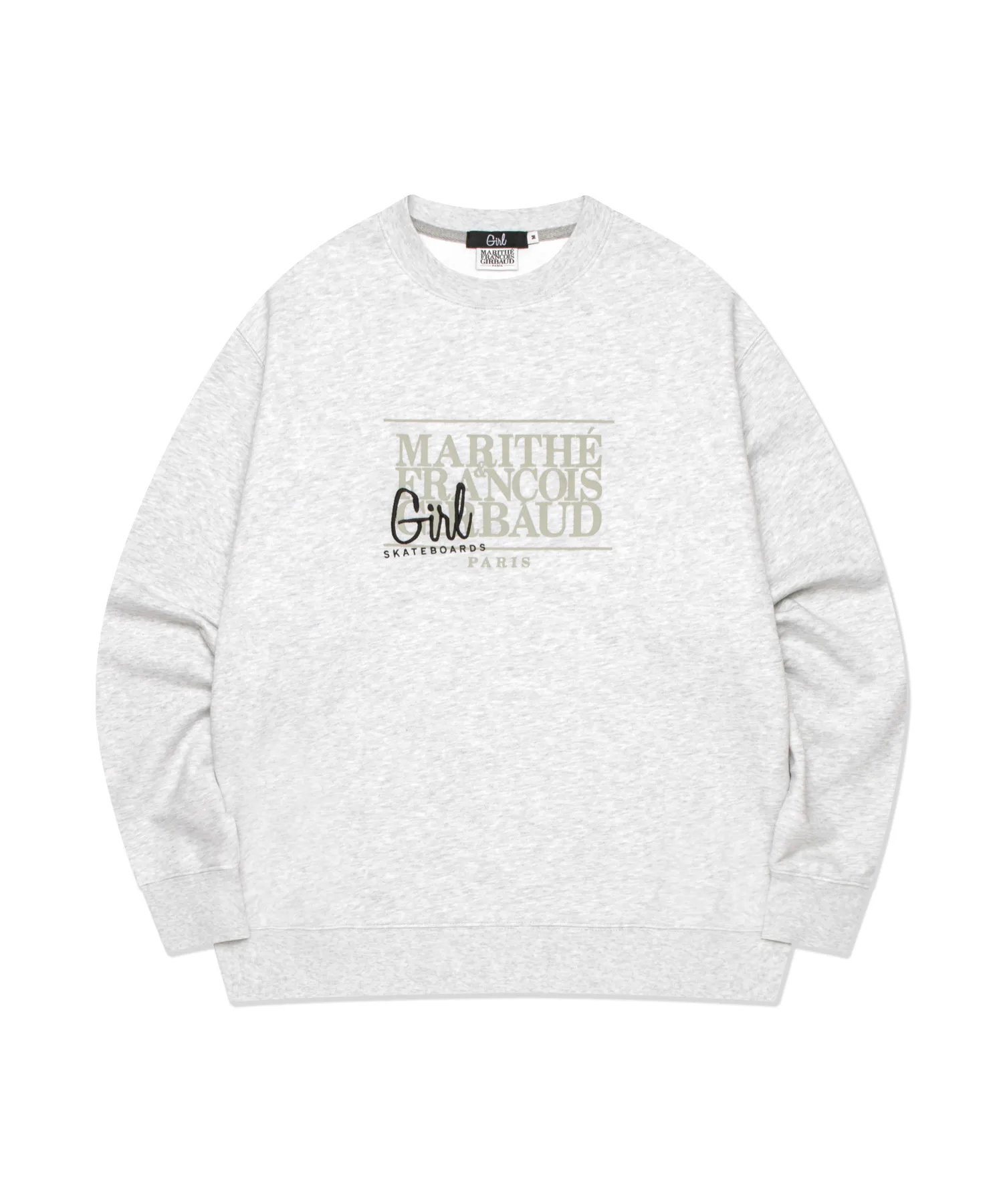 Marithe Francois Girbaud unisex sweat street style collaboration long sleeves logo