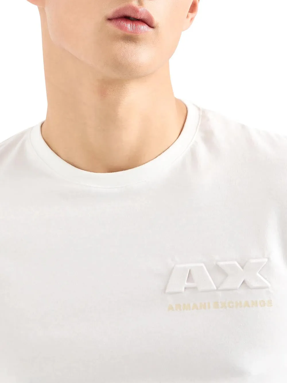 Men's Armani Exchange T-shirt 3dztag Zj9tz White