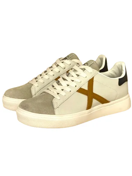 Men's Beige Mesh Sneakers 79-91