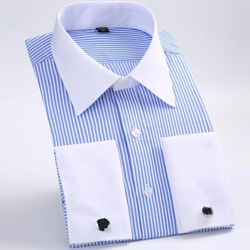 Men's Striped Dress Shirt