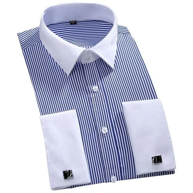 Men's Striped Dress Shirt