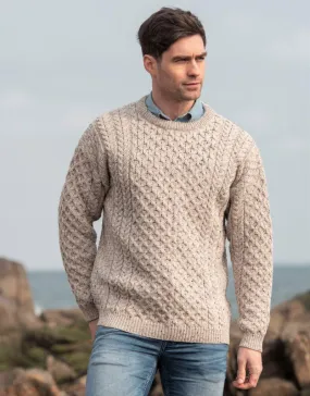 Merino Crew Neck Sweater - Oatmeal