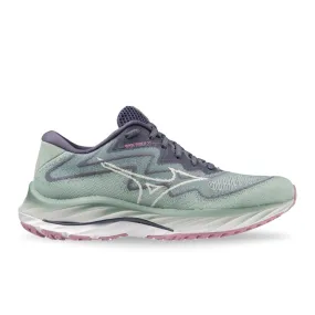 Mizuno Wave Rider 27 SSW for Women - Blue Surf/Snow White