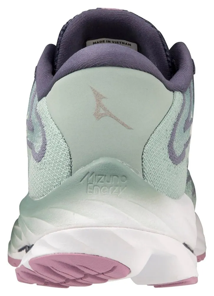 Mizuno Wave Rider 27 SSW for Women - Blue Surf/Snow White