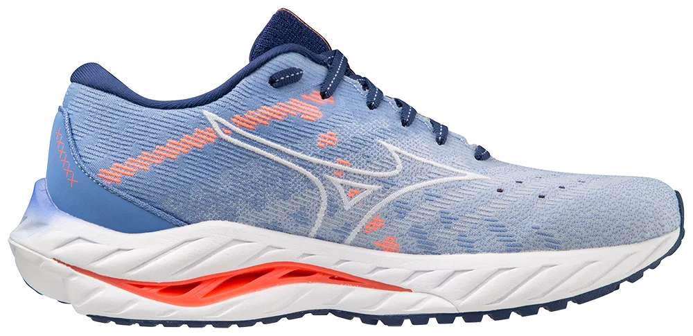 Mizuno Womens Wave Inspire 19 SSW Blue Heron - B Width Shoes