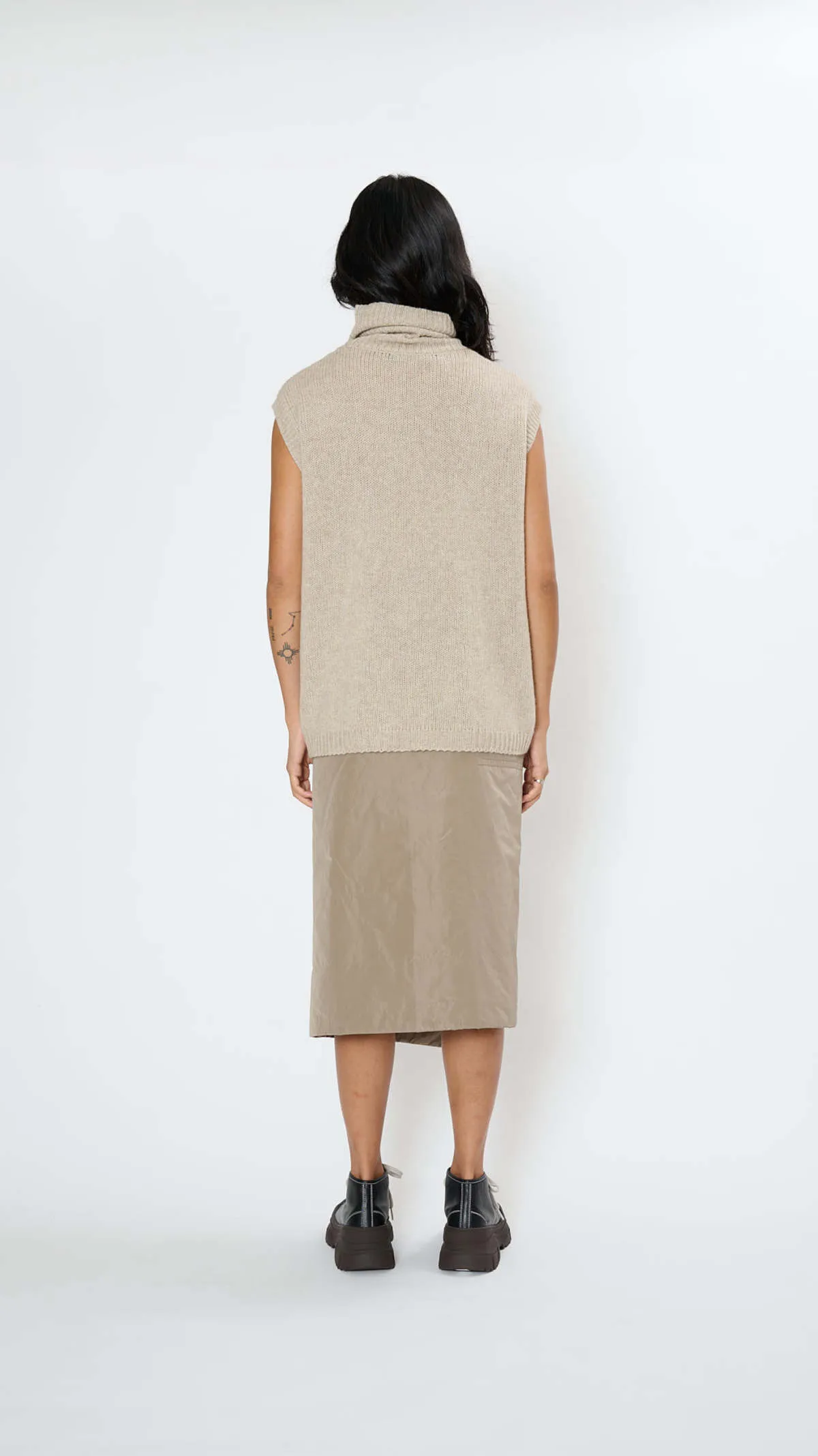 Mole Sweater Vest - Oatmeal Melange