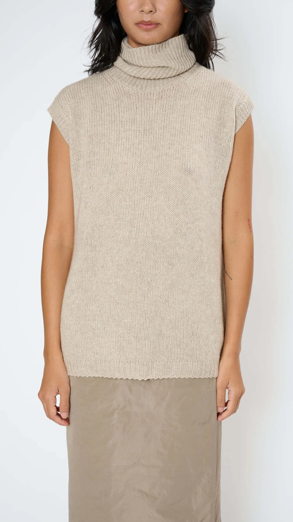 Mole Sweater Vest - Oatmeal Melange